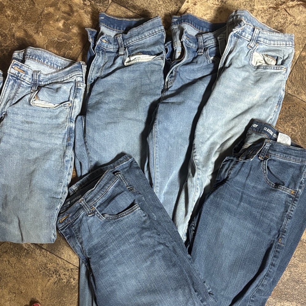 Old Navy Kids Jeans - Light and Dark Blue